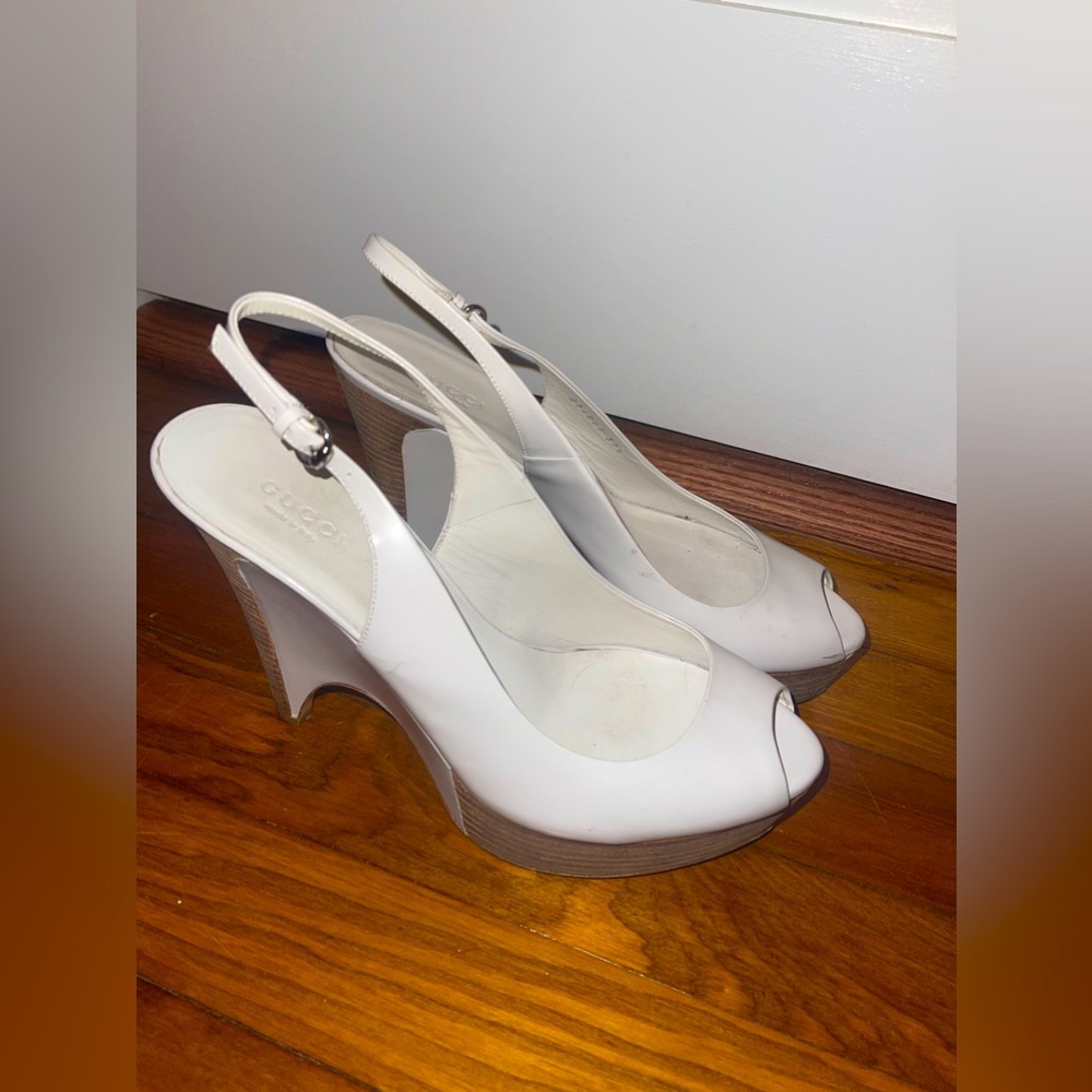 Gucci platform heels
